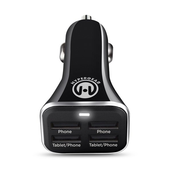 Hypergear Quad USB 6.8A Car Charger 14269